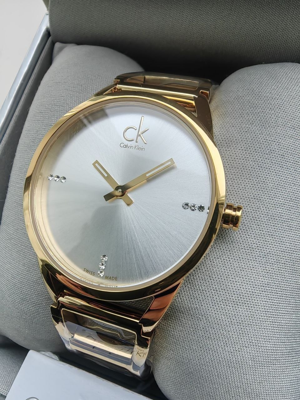 Женские часы Calvin Klein Stately Gold Watch