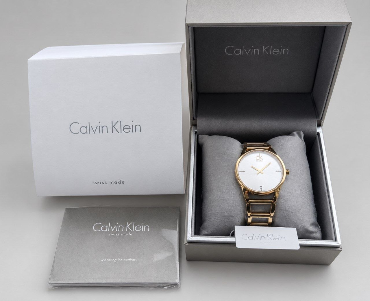 Женские часы Calvin Klein Stately Gold Watch