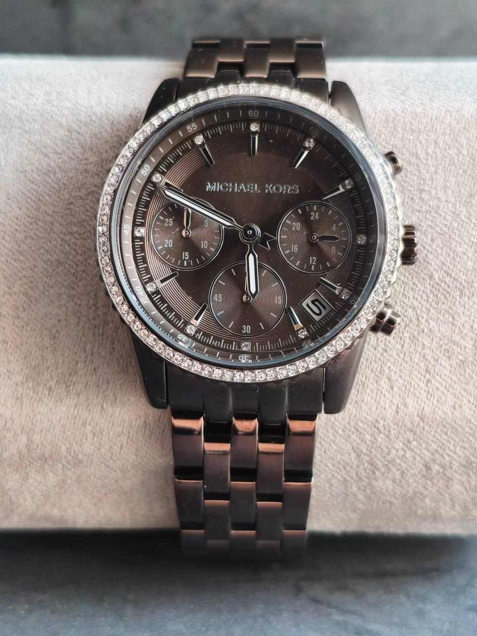 Женские часы Michael Kors Mini Bryant Chronograph Pavé