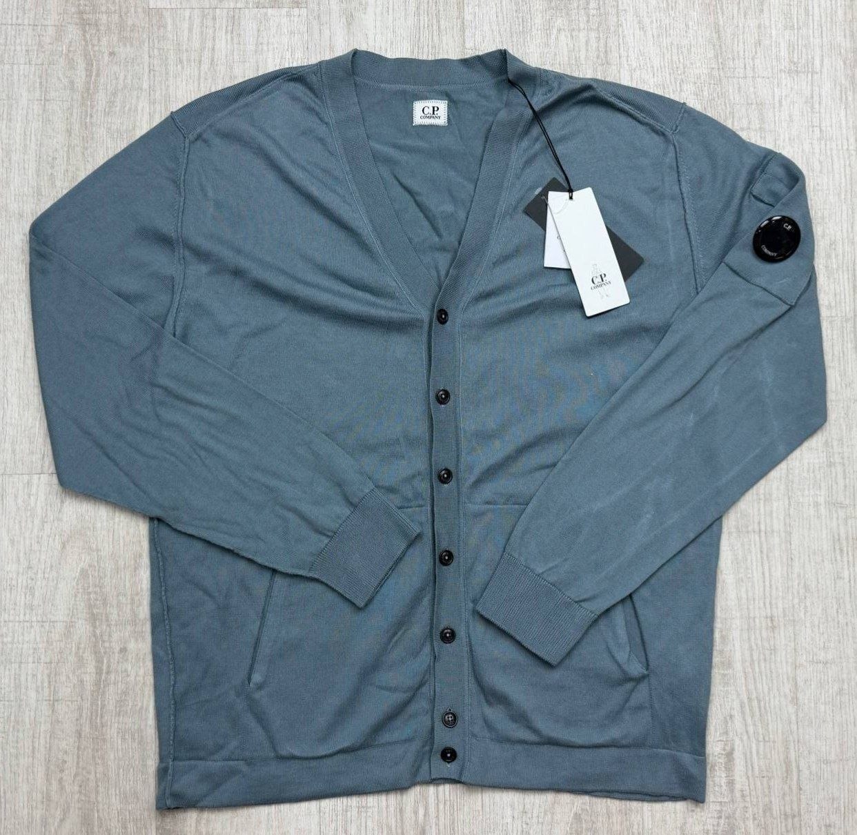 Кардиган C.P. Company Sea Island Full Button Lens Cardigan