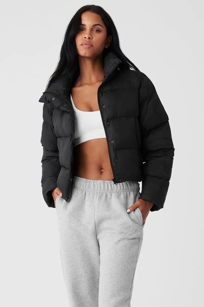 Женская куртка пуховик Alo Yoga Gold Rush Puffer