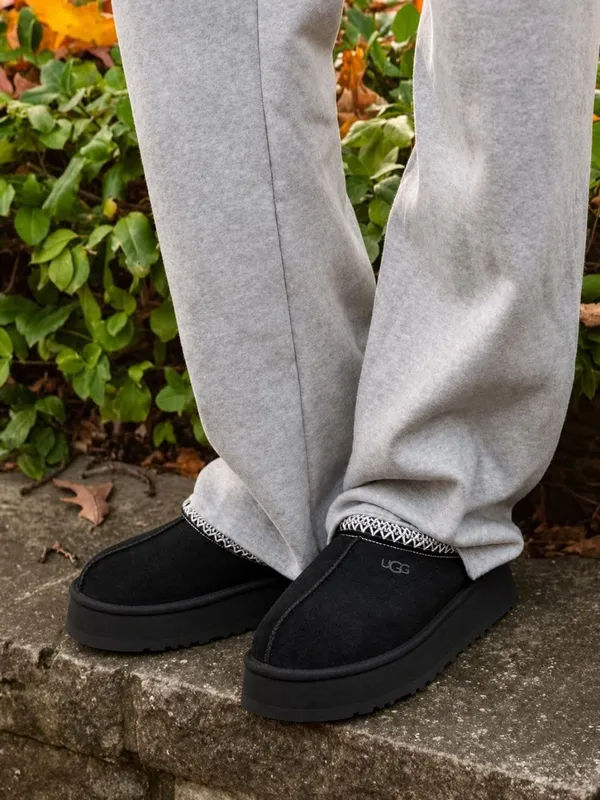 Женские угги ботинки UGG Original Tazz II Slippers 'Black'