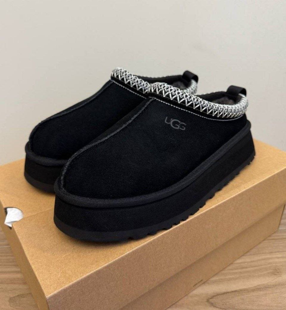 Женские угги ботинки UGG Original Tazz II Slippers 'Black'