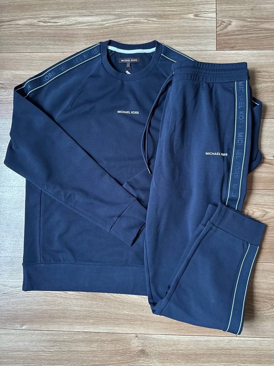 Костюм мужской Michael Kors Cotton Blend Logo Tape Tracksuit