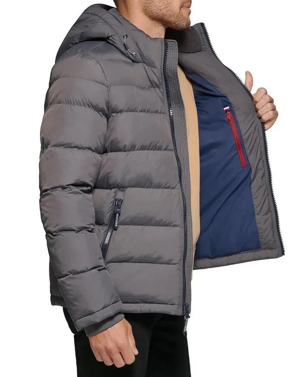 Куртка пуховик Tommy Hilfiger Quilted Puffer Jacket 'Charcoal'