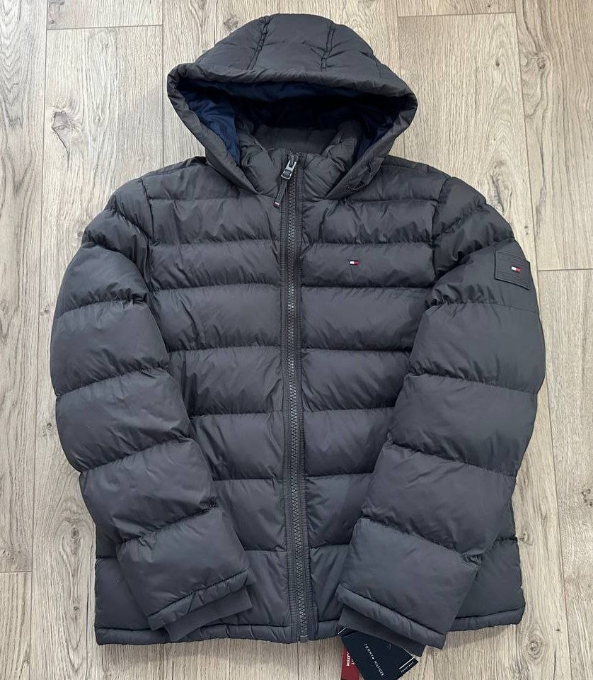 Куртка пуховик Tommy Hilfiger Quilted Puffer Jacket 'Charcoal'