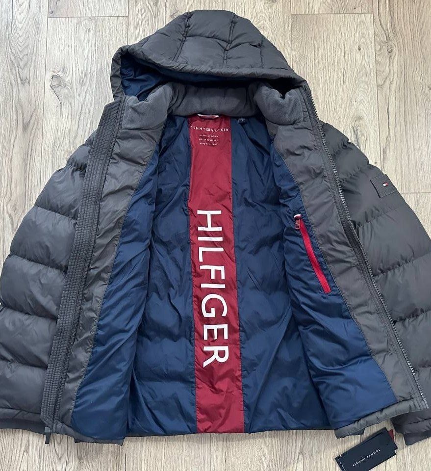 Куртка пуховик Tommy Hilfiger Quilted Puffer Jacket 'Charcoal'