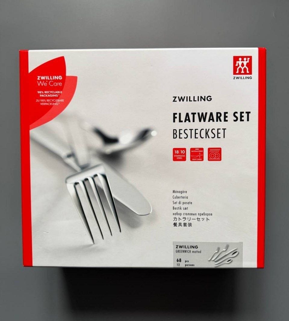 Набор столовых приборов ZWILLING Greenwich matted (68 предметов)